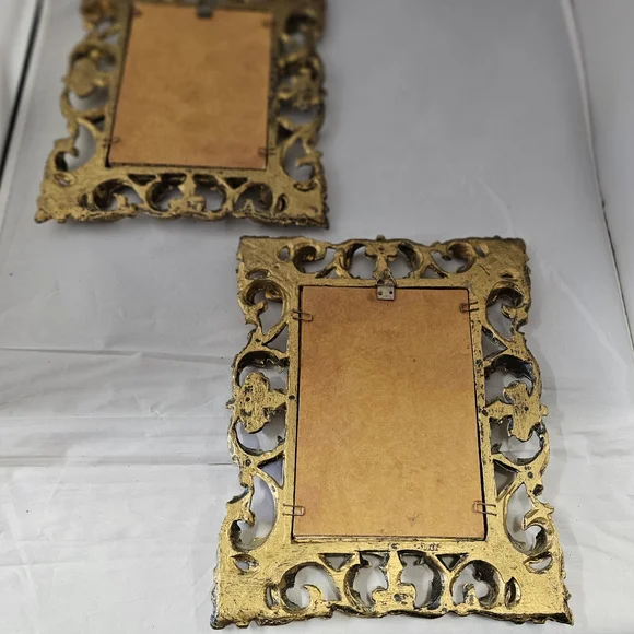 Elegant Gold Ornate Picture Frames.  Made In Italy - Picture 4 of 5